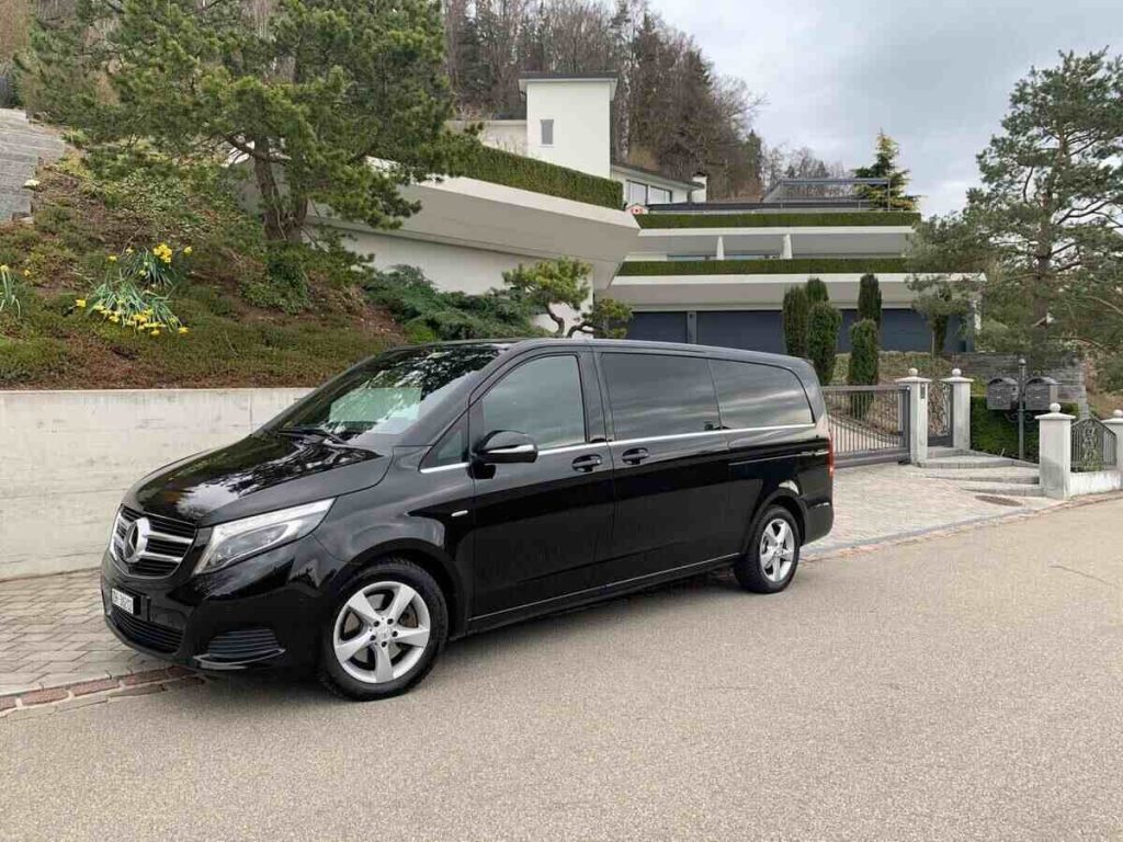 mercedes on the parking