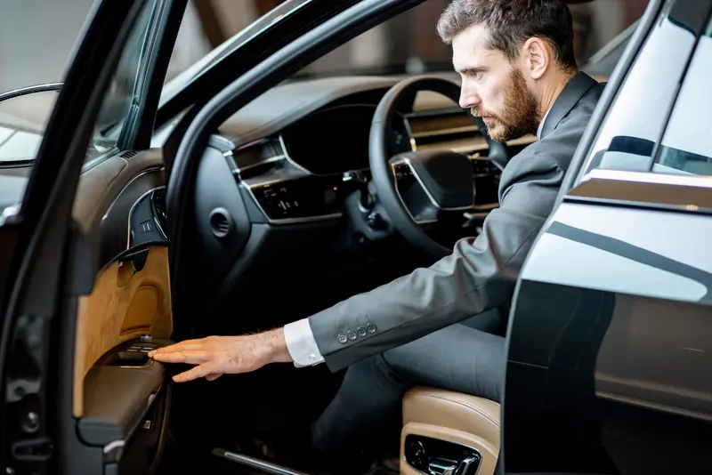 businessman in the luxury