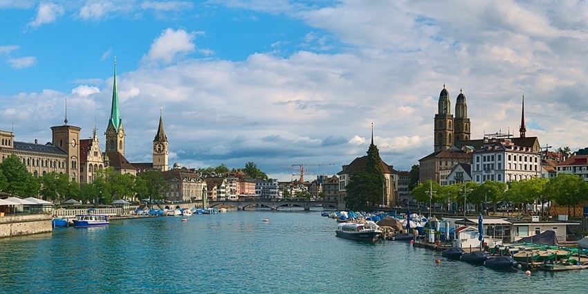 Old Town Zurich in Switzerland